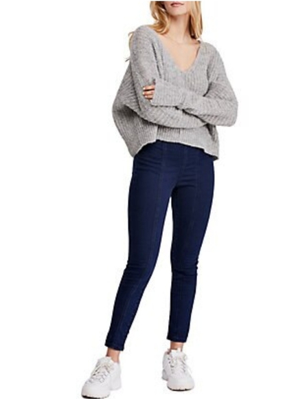 Free People Feel Alright Skinny Jeans Sz 24 - Picture 2 of 5